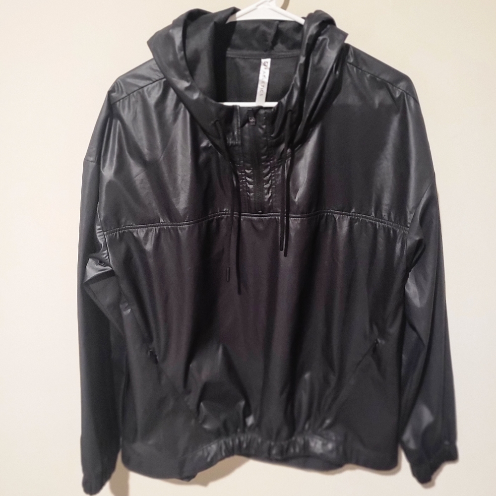 Fabletics Quarter Zip Hooded Pullover Jacker Size… - image 1